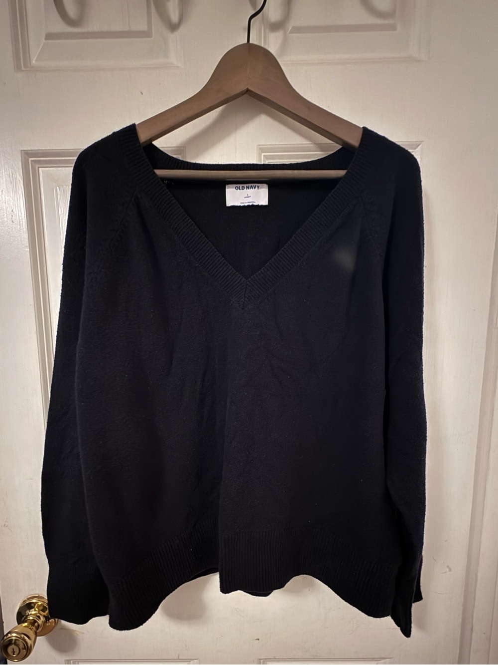 Old Navy Blue V-Neck Sweater Pullover